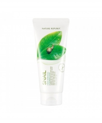 Очищающая пенка для лица на основе муцина улитки / Fresh Herb Snail Cleansing Foam
